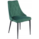 Krzesło Tapicerowane SYDNEY Zielone do Salonu Loft