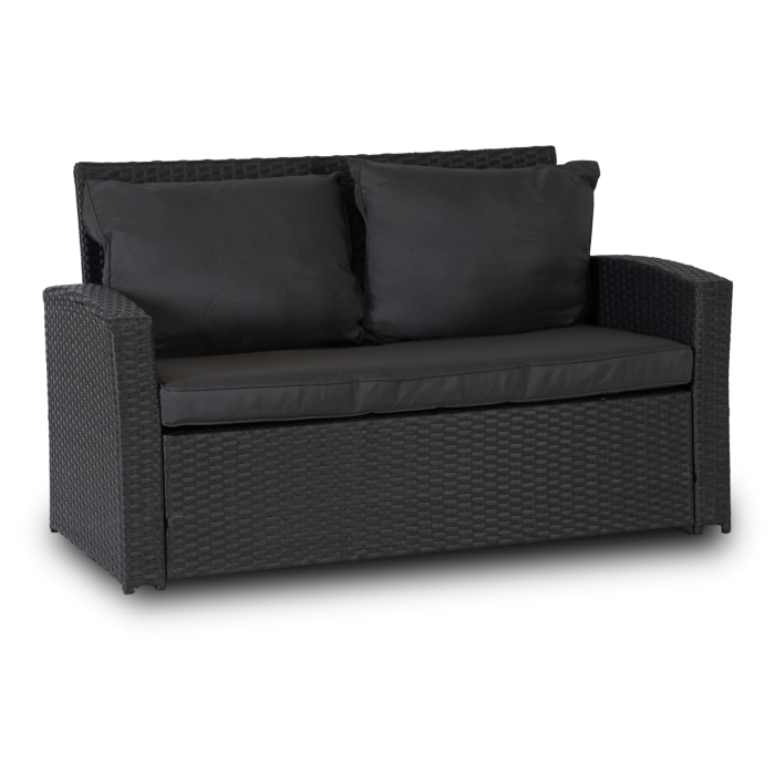 Fotel z odchylonym oparciem