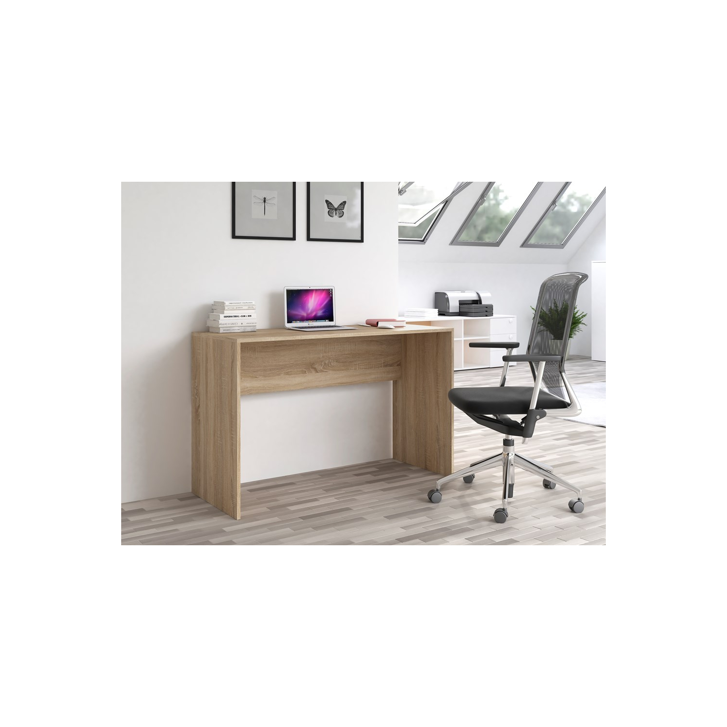 Biurko Komputerowe TRIVO 120 cm Dąb Sonoma Nowoczesne topeshop.333ba609-f4cb-42c2-8834-0a269d6aa286