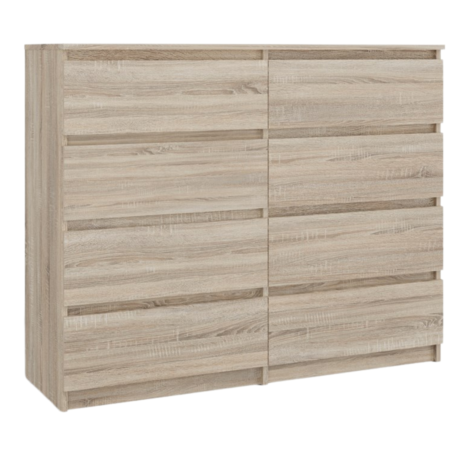 Komoda do Salonu NELA M8 120 cm Dąb Sonoma z Ośmioma Szufladami Nowoczesna topeshop.67e23347-c562-4ca3-80e0-8f764e6f4ae9