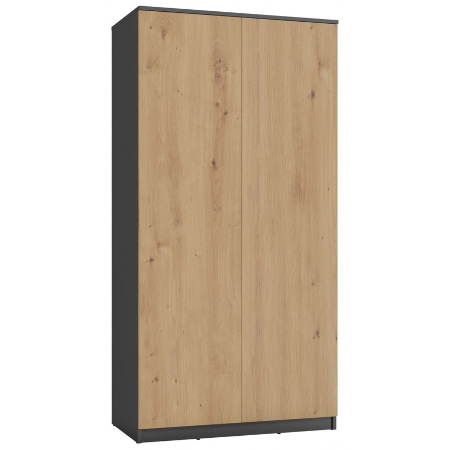 Szafa Dwudrzwiowa NELA SD 90 cm Dąb Artisan/Antracyt Loft topeshop.bc4a0a66-962c-4b06-a9ad-fac6f7be0b03
