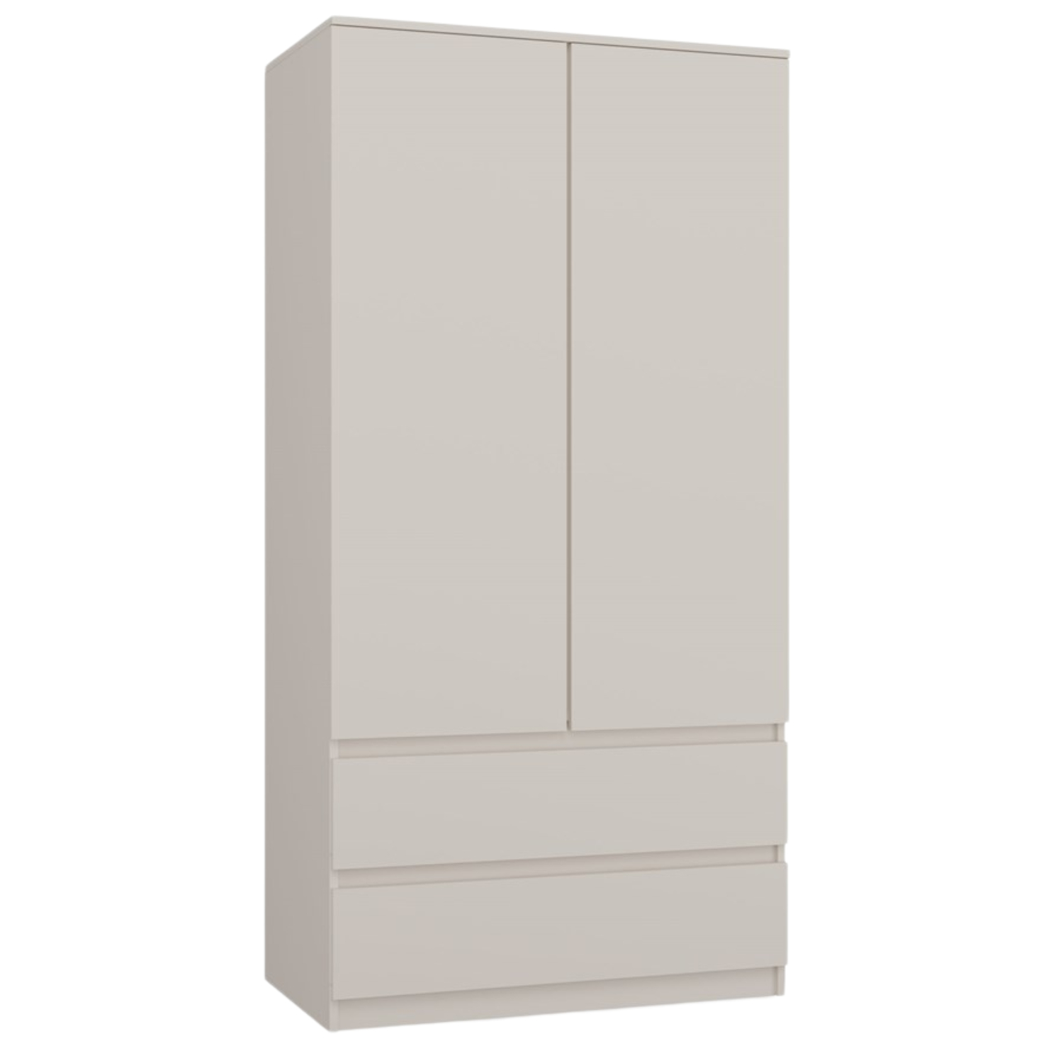 Szafa Dwudrzwiowa NELA SS 90 cm Kaszmir z Szufladami Nowoczesna topeshop.3fea8ba3-931d-4347-a115-8ff3e7b57f7b
