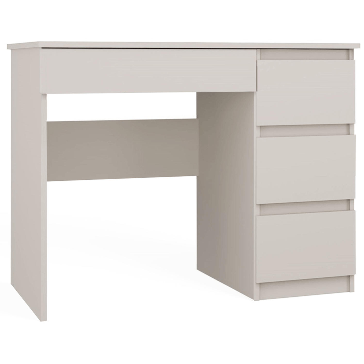 Biurko Komputerowe z Szufladami LOXEN 98 cm Kaszmir Prawostronne Nowoczesne topeshop.f4615b7a-e050-486b-b07a-b8163e33fc1c