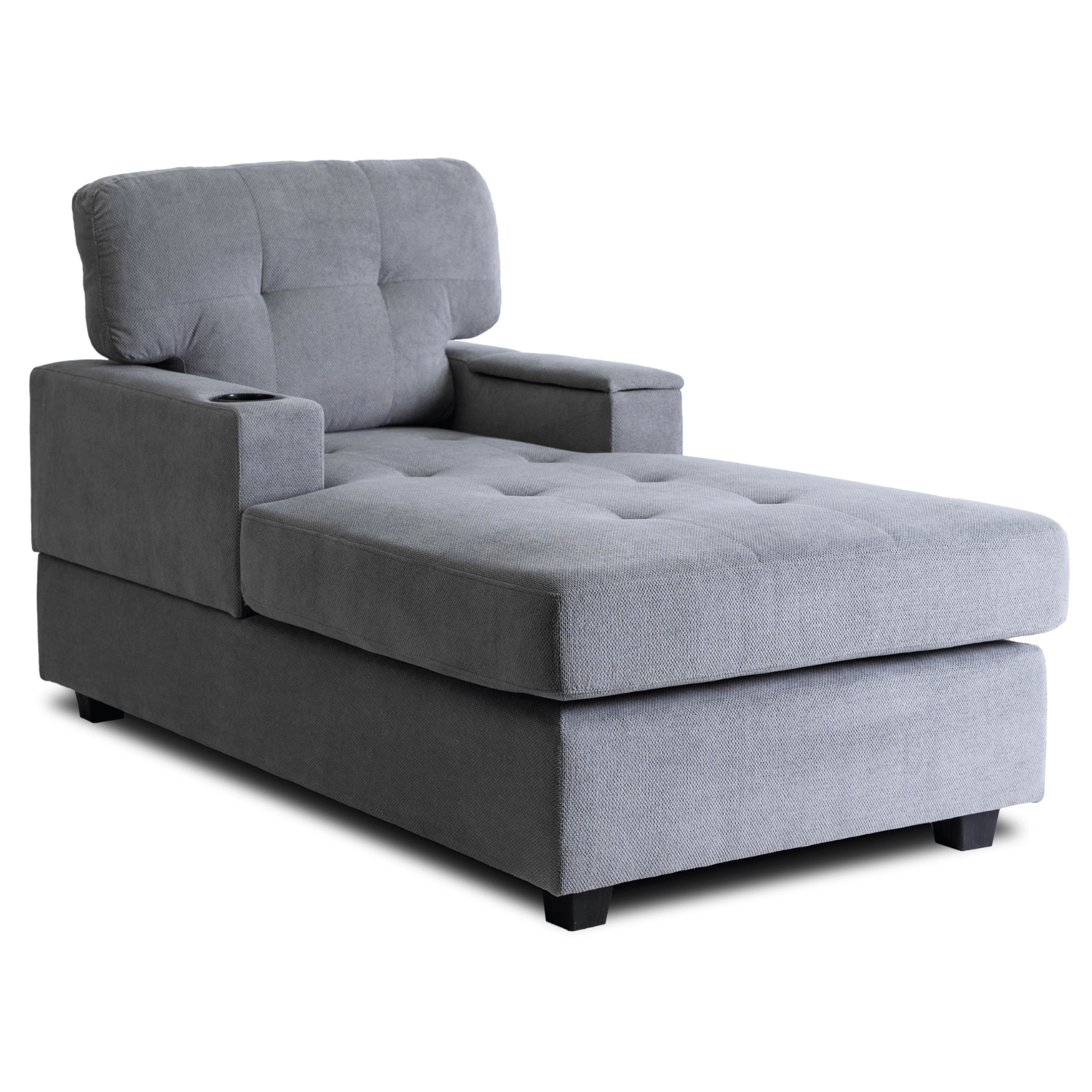 Fotel Wypoczynkowy Sofa NEO Szary Tapicerowany Nowoczesny ME.NEO/P/T/FW