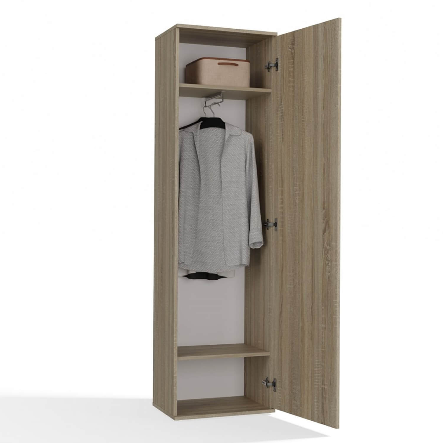 Szafa z Lustrem TERRA 50 cm Dąb Sonoma Do Przedpokoju Nowoczesna topeshop.c8d38c0f-0e76-4f8c-9566-0dcaa0e96b94