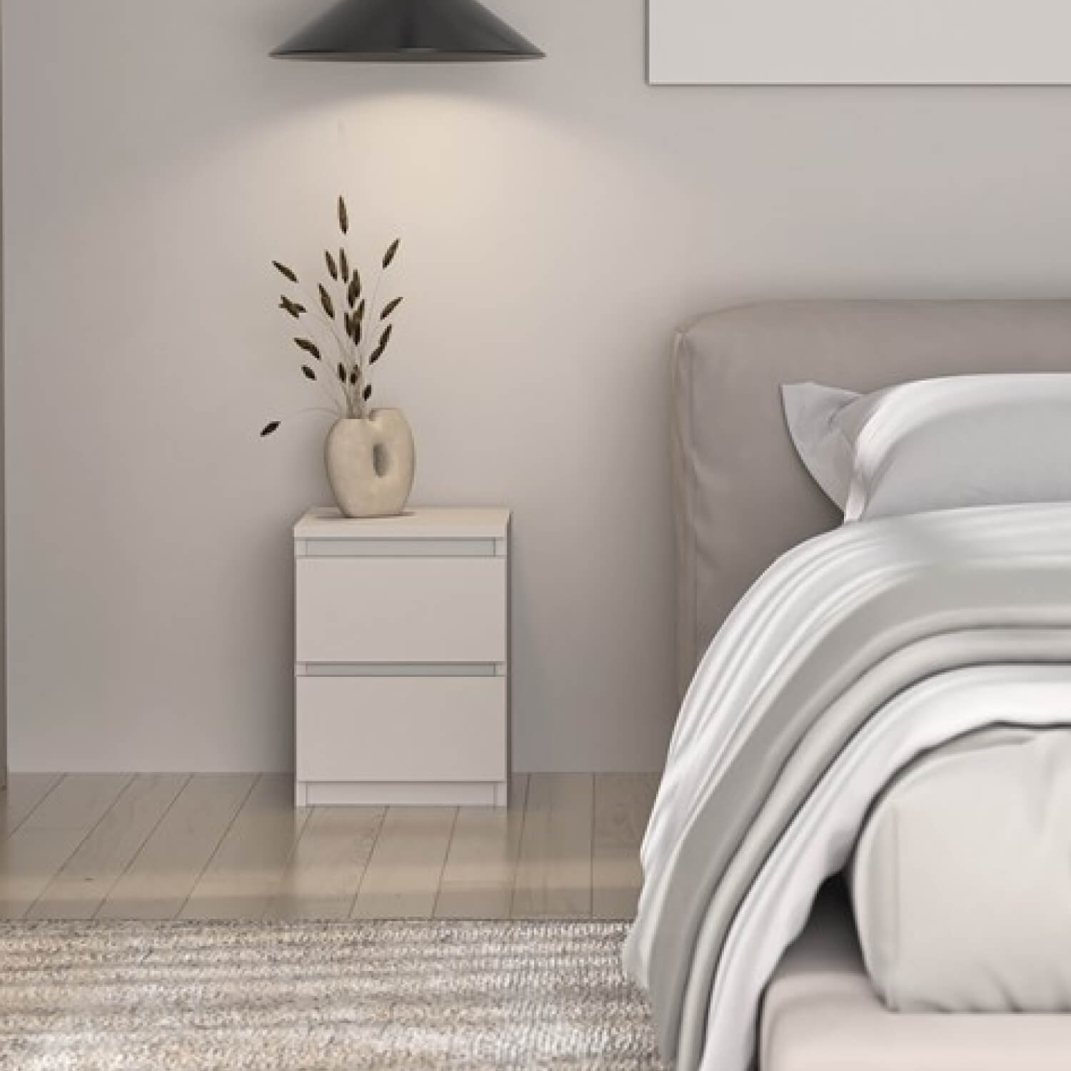 Szafka Nocna do Sypialni NELA M2 30 cm z Szufladami Kaszmir Nowoczesna topeshop.fb9fccb9-880a-4e8c-8f21-1ac2c621c6a9