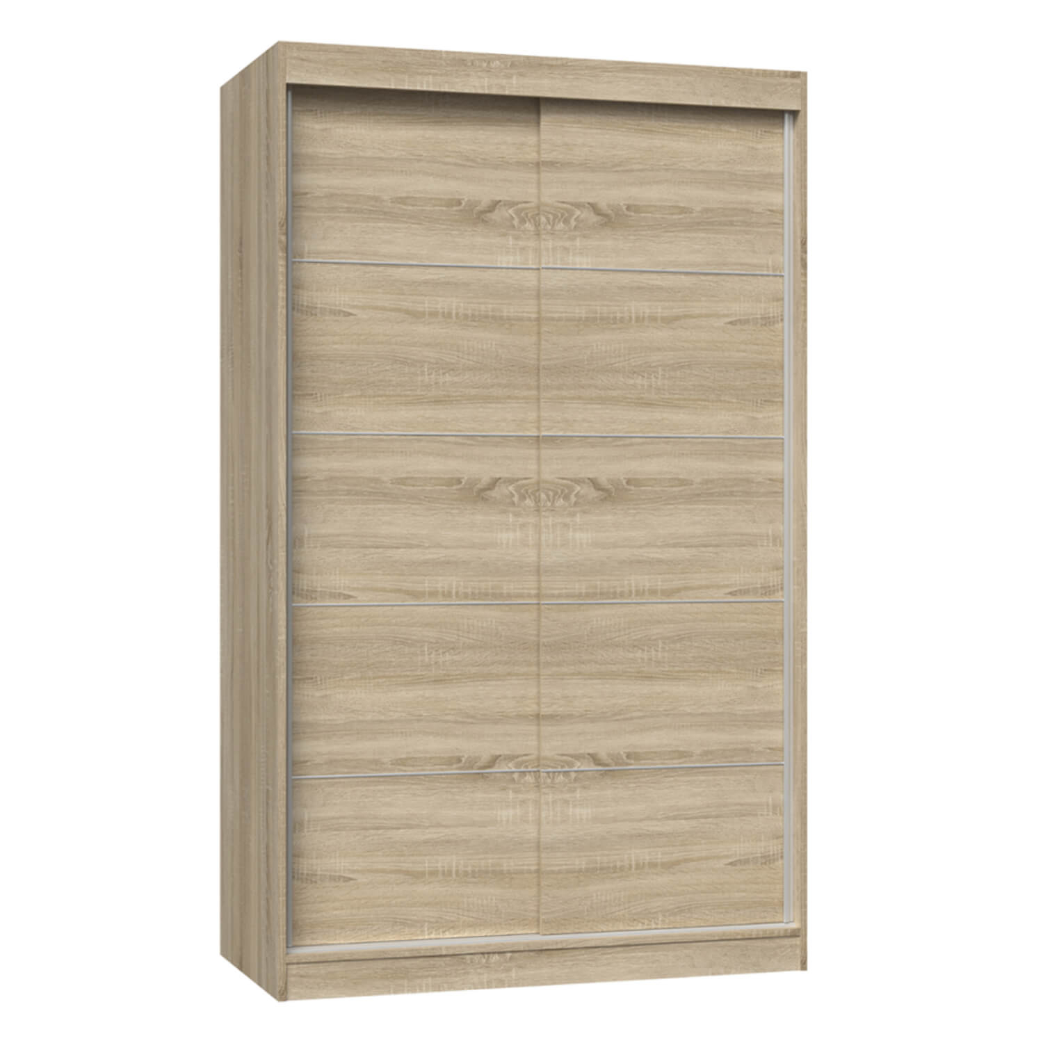 Szafa Przesuwna FLAVA C 120 cm Dwudrzwiowa Dąb Sonoma Nowoczesna topeshop.1a56de1f-e123-4e78-a817-67e889a50531