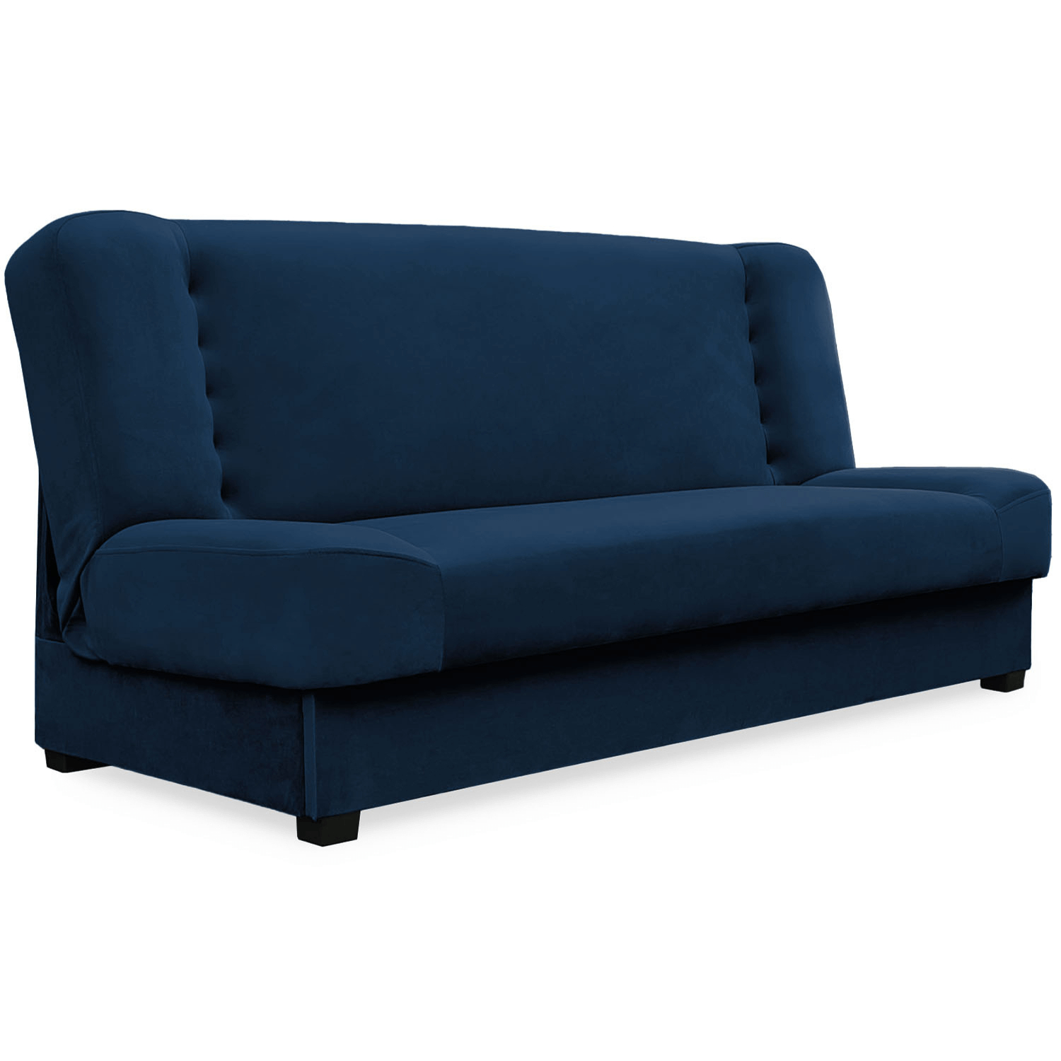 Sofa z Funkcją Spania PIANO Rozkładana Wersalka Dwuosobowa Granatowa Nowoczesna do Salonu PPHUE.DOROTKA/KRONOS9/WER