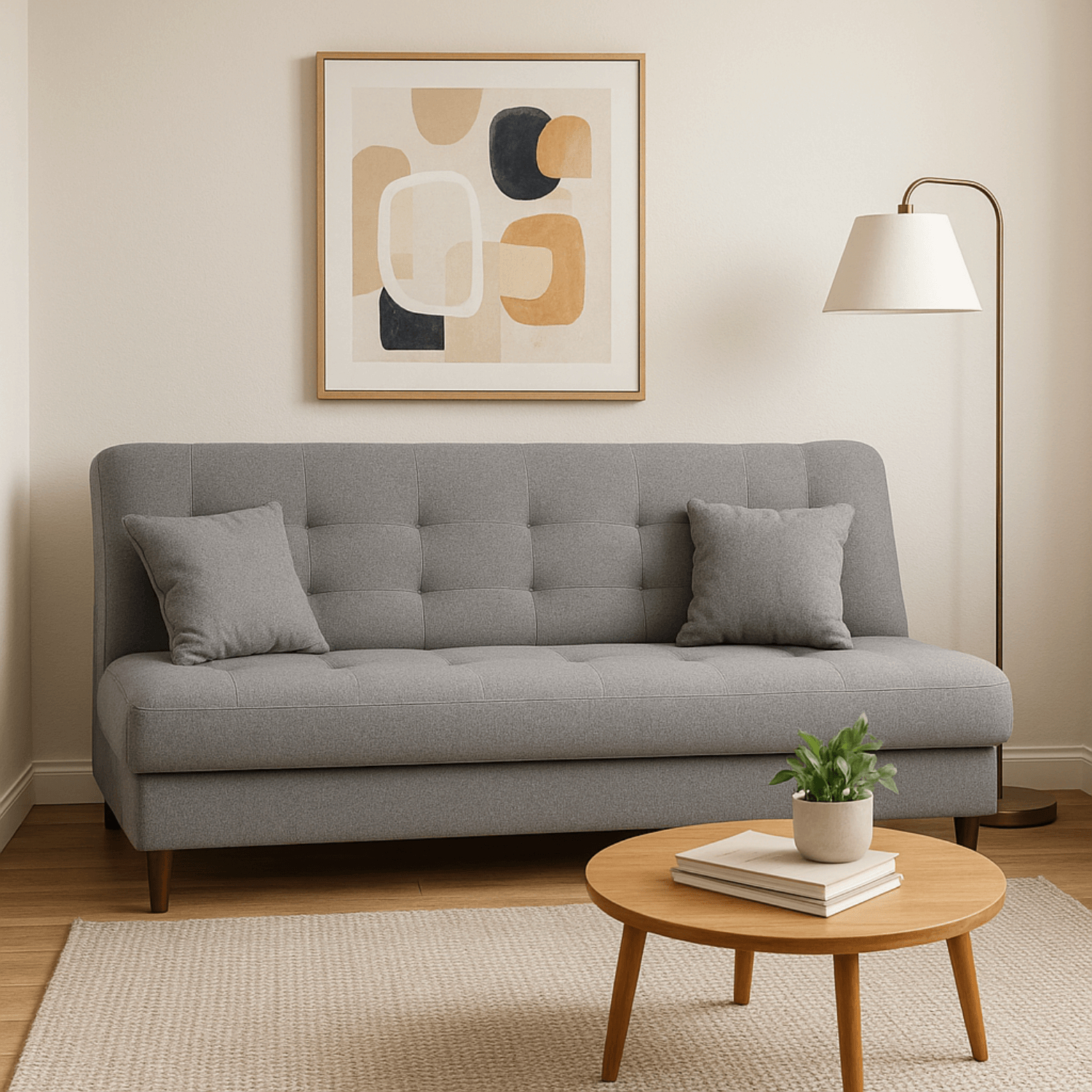 Sofa z Funkcją Spania NEPAL Wersalka Rozkładana Dwuosobowa Szara Nowoczesna do Salonu PPHUE.WERONIKA/POLARIS19/WER