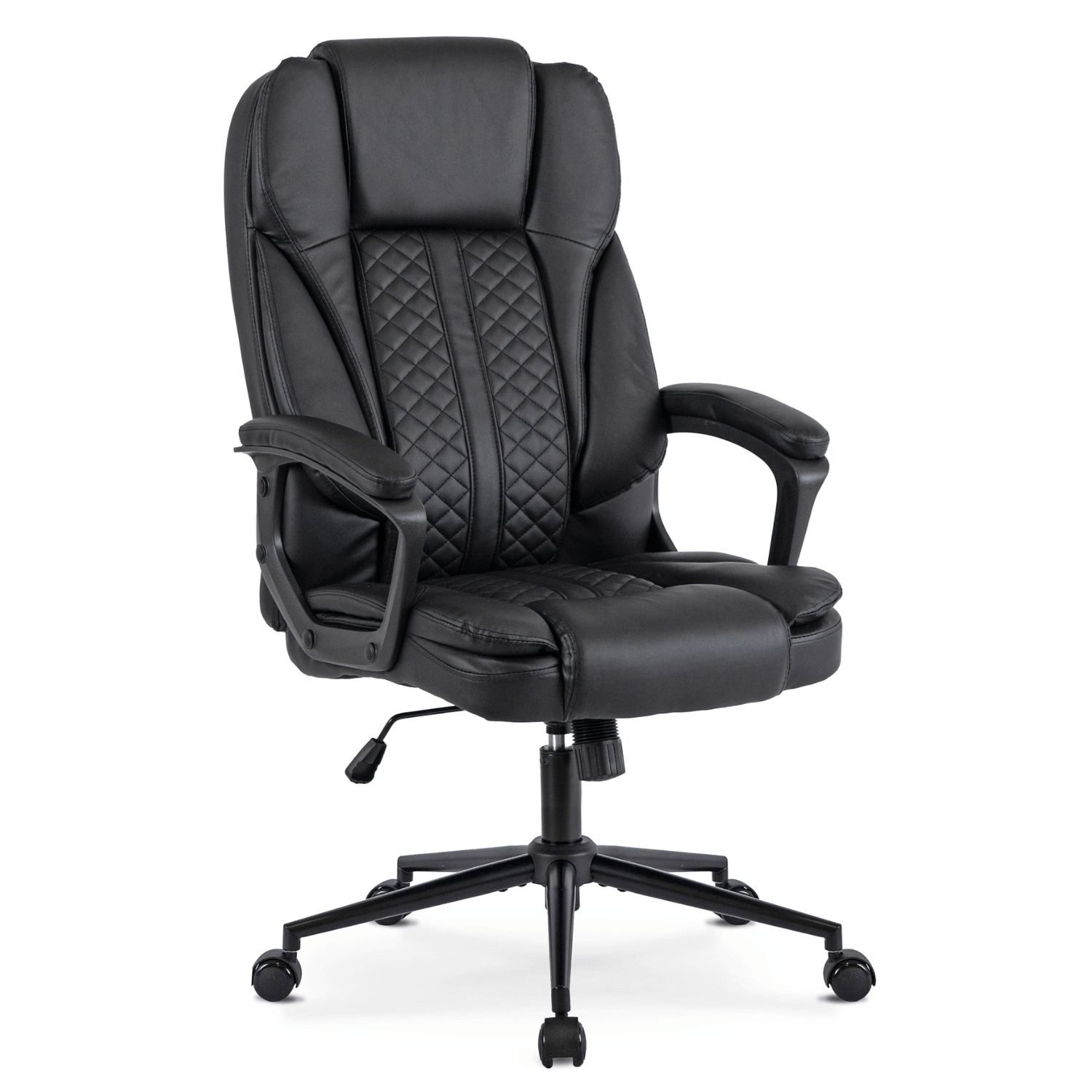 Fotel Biurowy PHONIX Obrotowy Czarny Ekoskóra Nowoczesny ME.PHONIX/CZ/E/FO