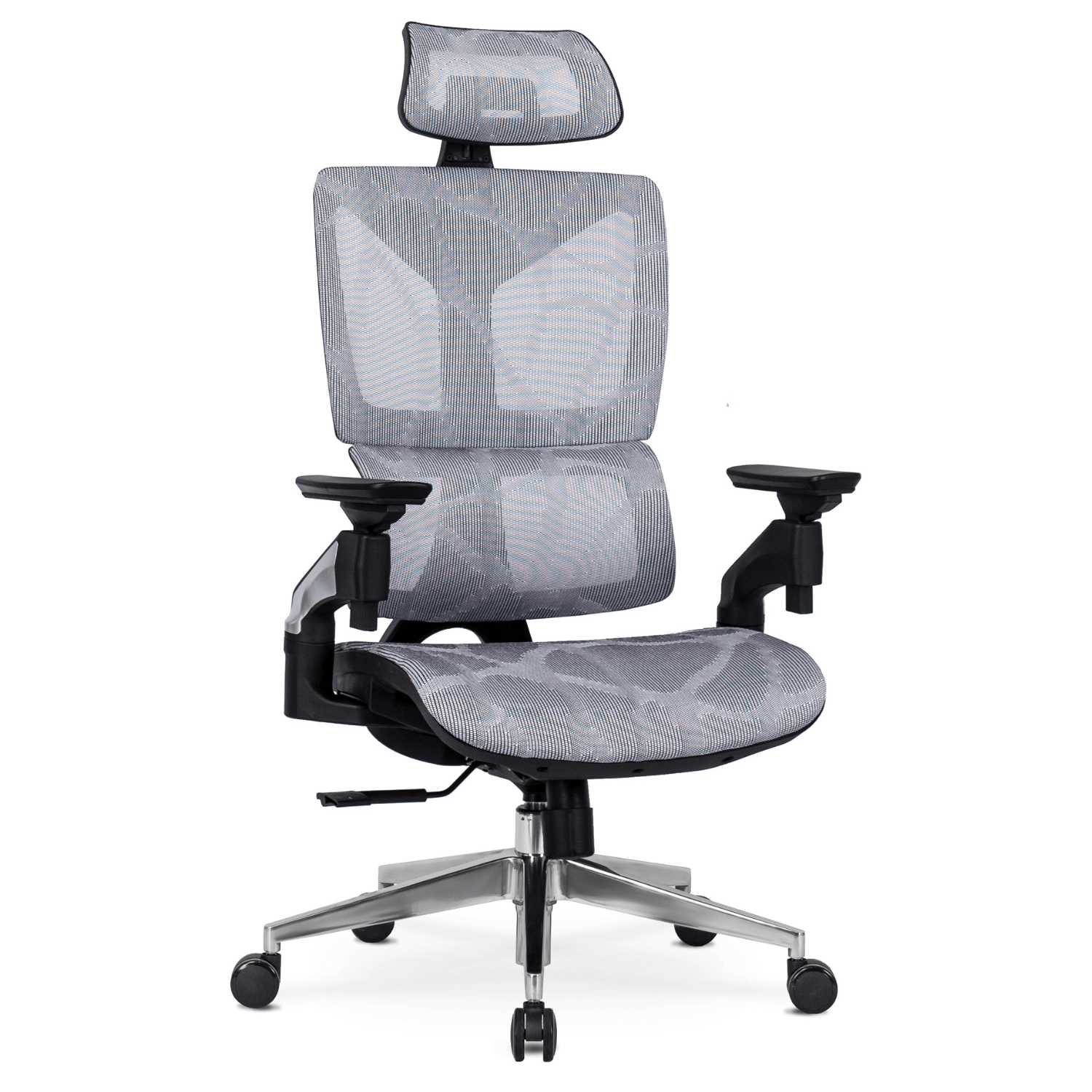 Fotel Biurowy Ergonomiczny Obrotowy MARTIN Szary Nowoczesny ME.MARTIN/P/T/FO