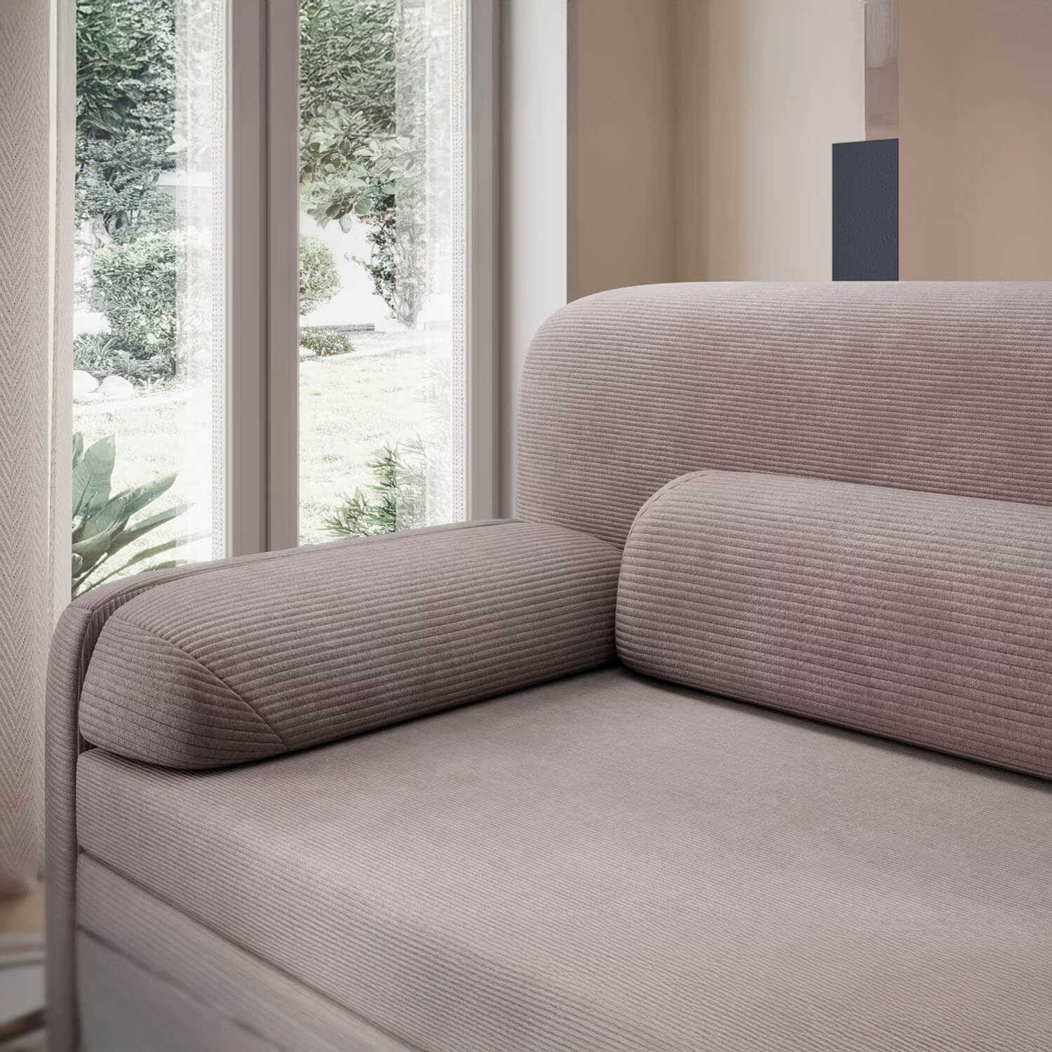 Sofa z Funkcją Spania ELIOSS Rozkładana Brązowa Nowoczesna eltap.SO-ELIO-22TAB