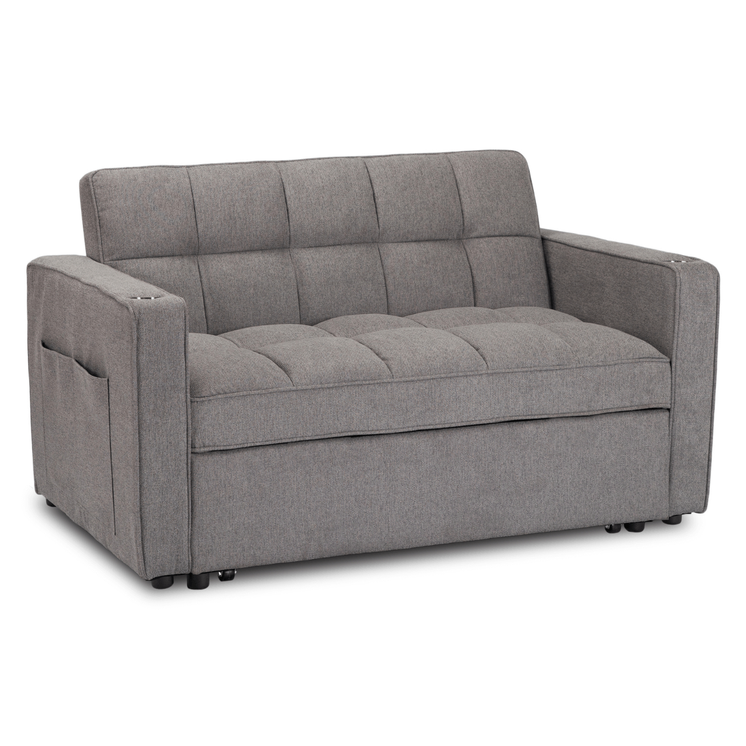 Fotel do Spania ASTER Rozkładany Amerykanka Szary Nowoczesny ME.ASTER/P/T/SOF