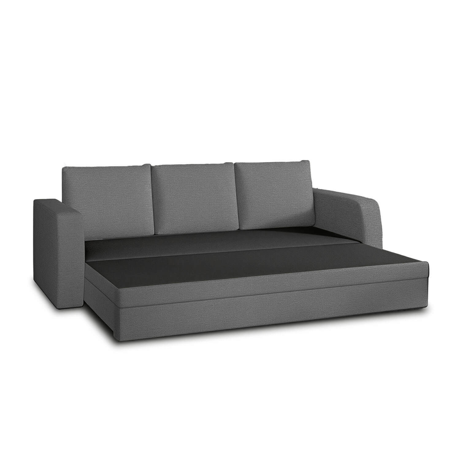 Sofa z Funkcją Spania INVERSA Rozkładana Szara Nowoczesna eltap.Inv_04