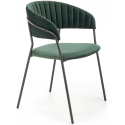 Krzesło Tapicerowane do Salonu K426 Zielone Welur