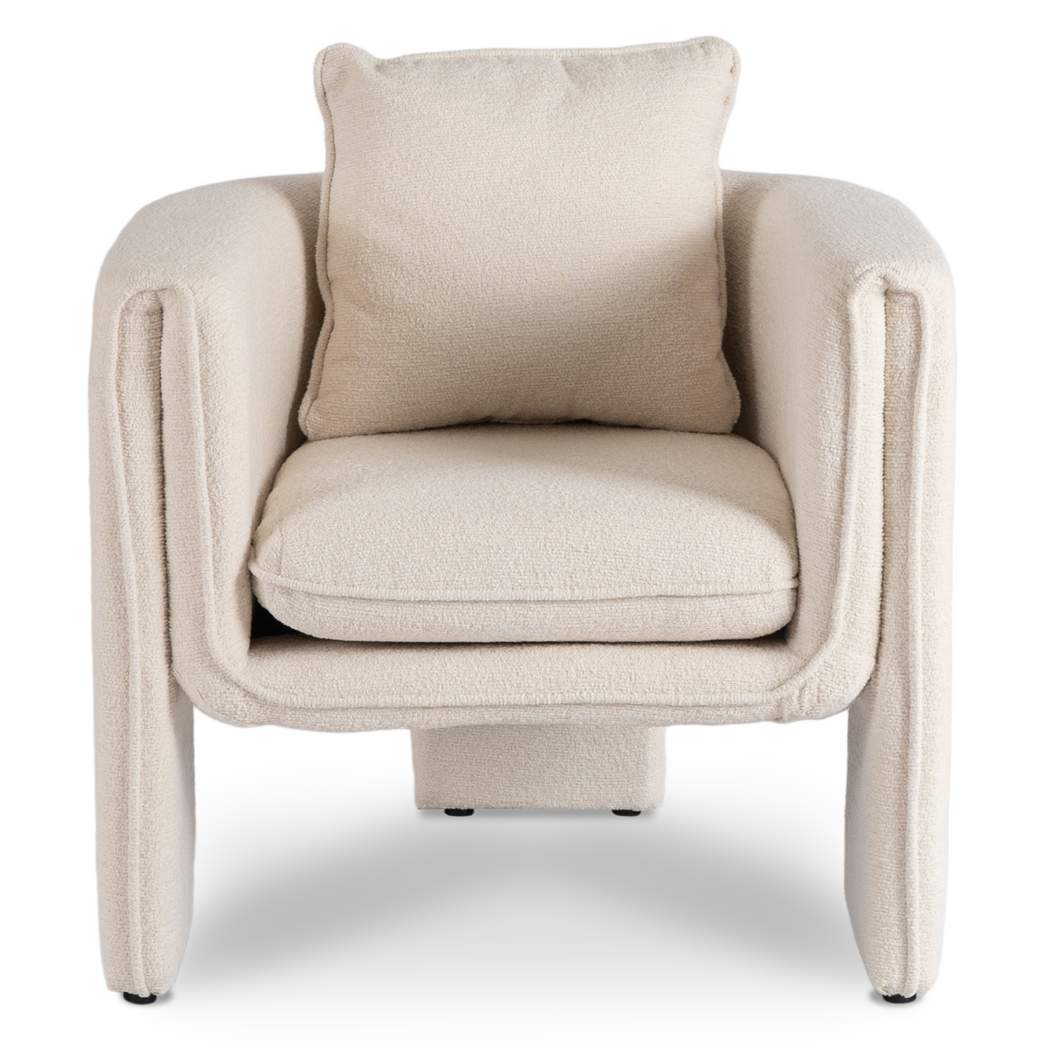 Fotel Wypoczynkowy do Salonu GALA Beżowy Nowoczesny ME.GALA/BZ/T/FW