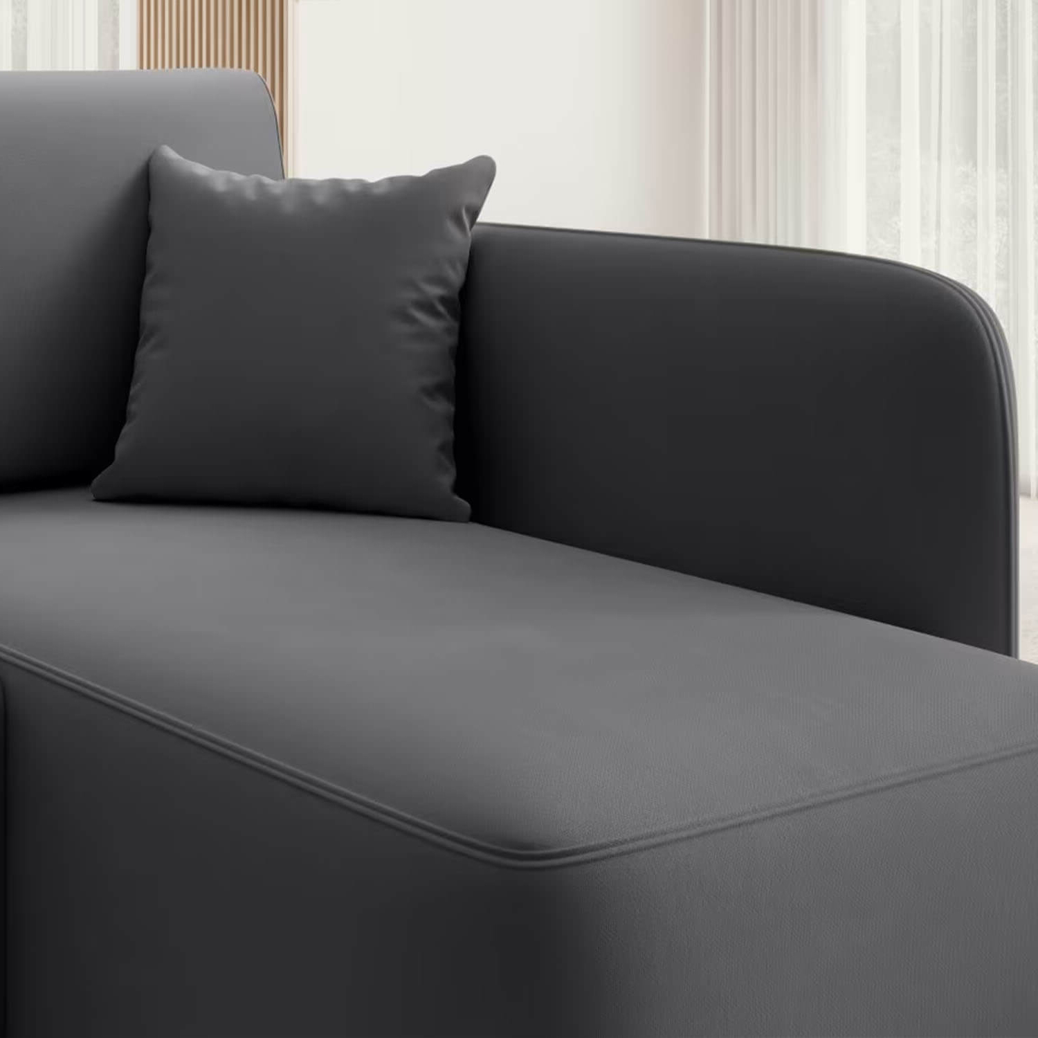 Narożnik z Funkcją Spania HADSON Rozkładany Prawostronny Szary eltap.CO-HAD-RT-06SO