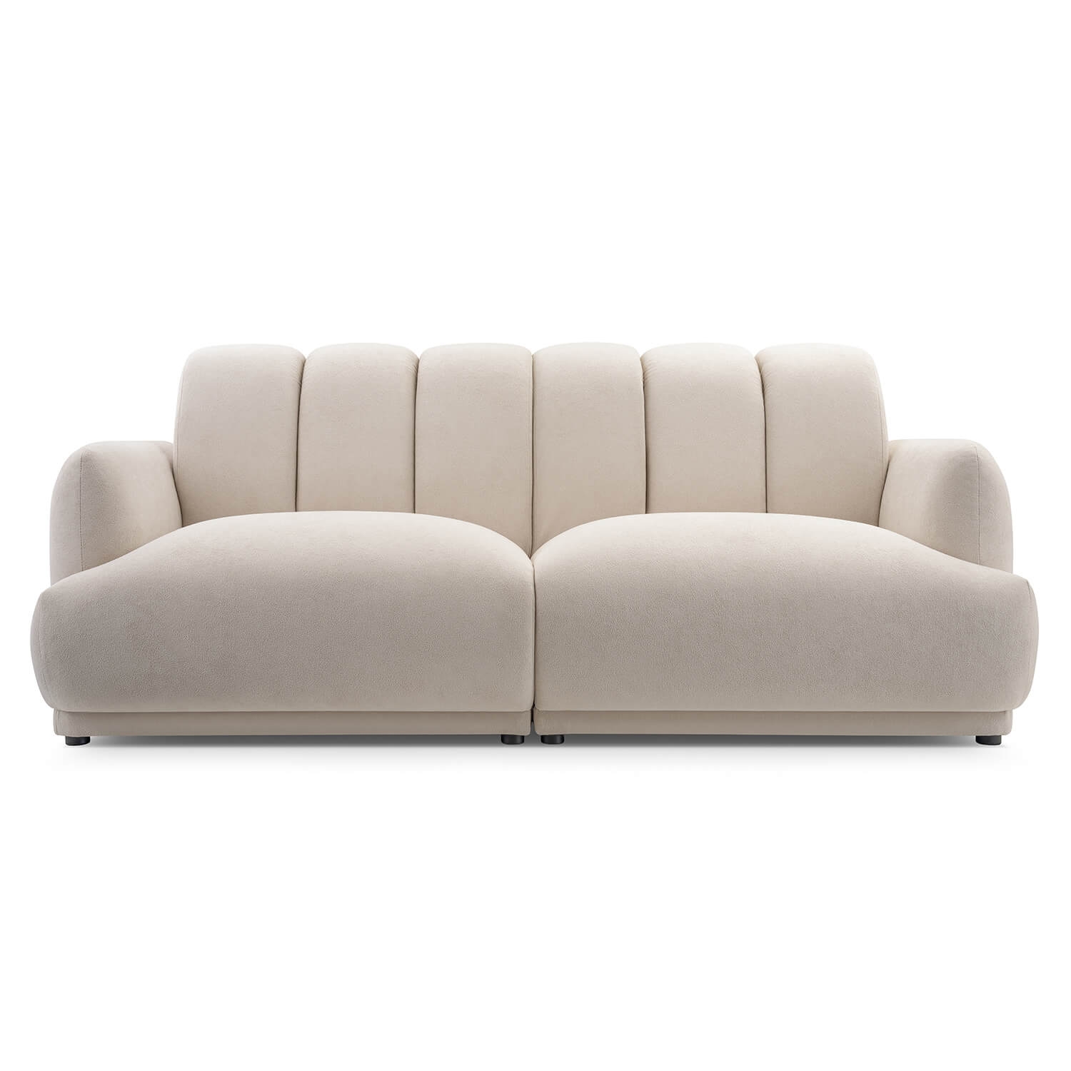 Sofa FERANO Dwuosobowa Jasnobeżowa Nowoczesna KM.COLESTUS/GERRA80/SOF