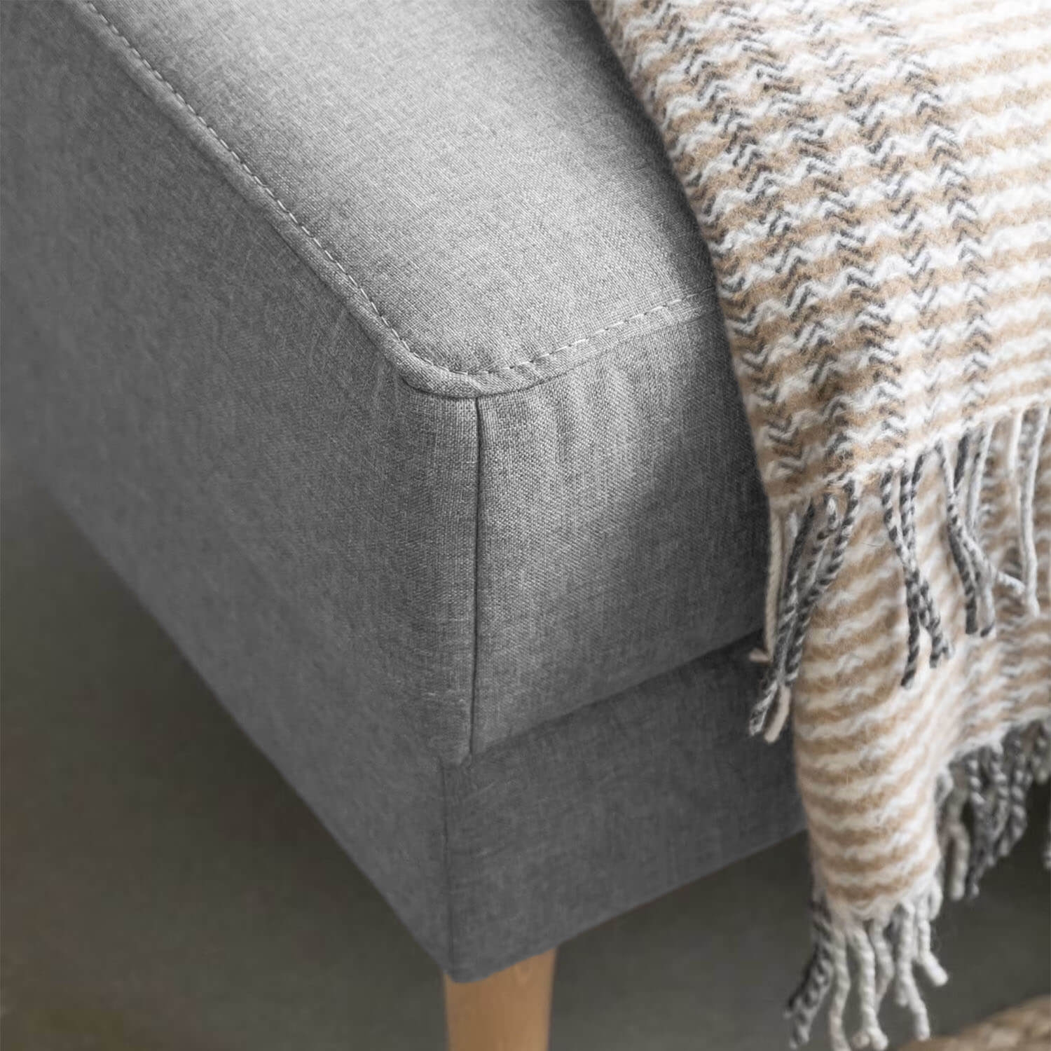 Narożnik z Funkcją Spania ASGARD Rozkładany Popiel eltap.AsgL_23