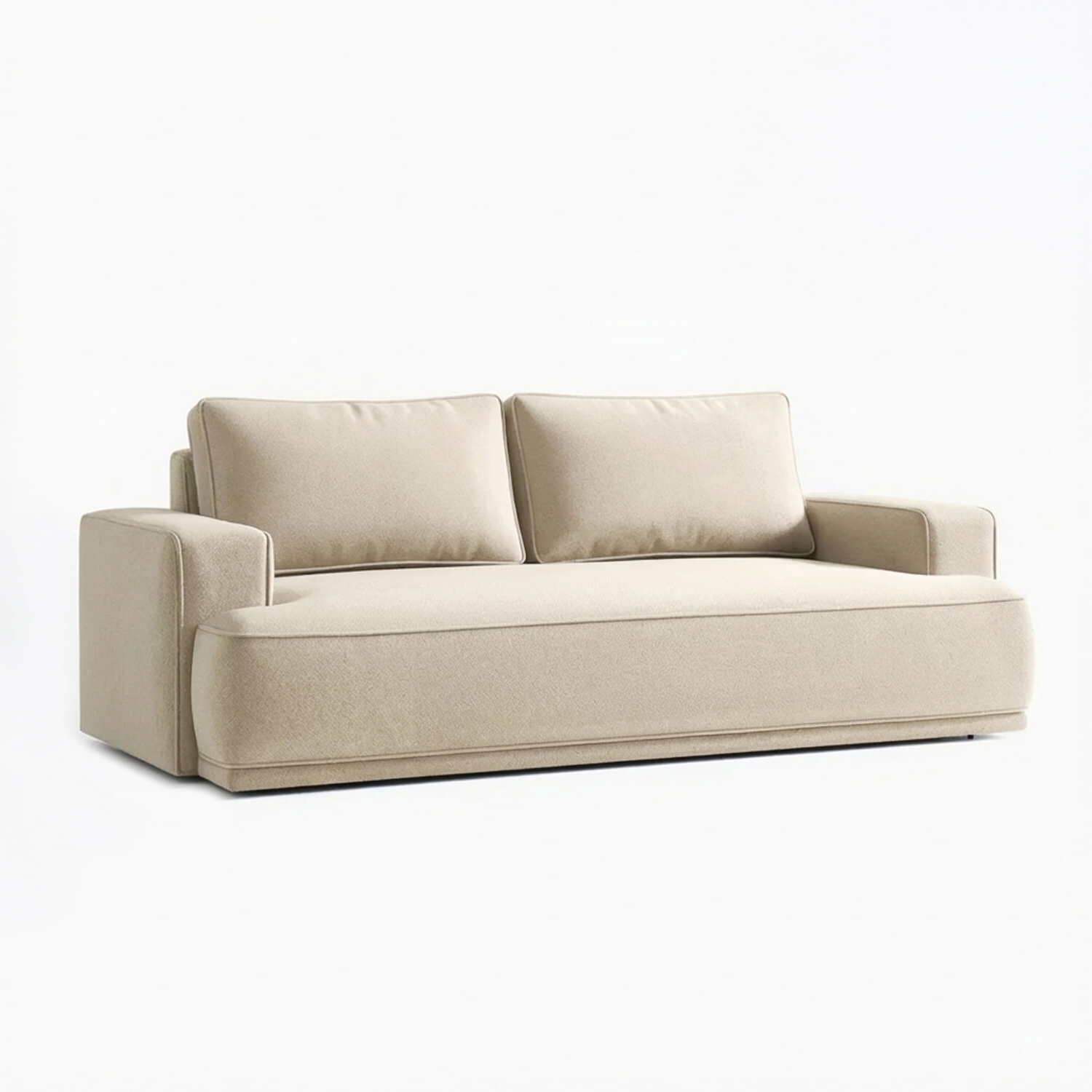 Sofa z Funkcją Spania CAMELIA Kremowa Boucle Nowoczesna ME.DALIA/MARCELLO1/SOF