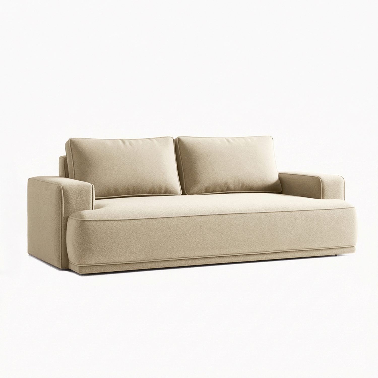 Sofa z Funkcją Spania CAMELIA Beżowa Boucle Nowoczesna ML.DALIA/MARCELLO20/SOF