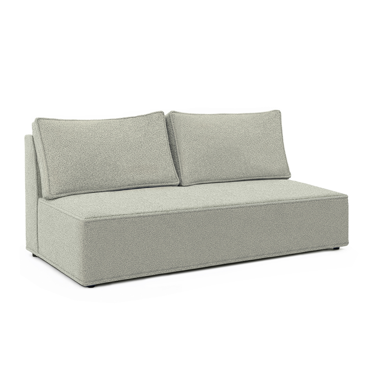 Sofa z Funkcją Spania MAVIA Szara Boucle Nowoczesna ME.LAURA/WOOLLY11/SOF