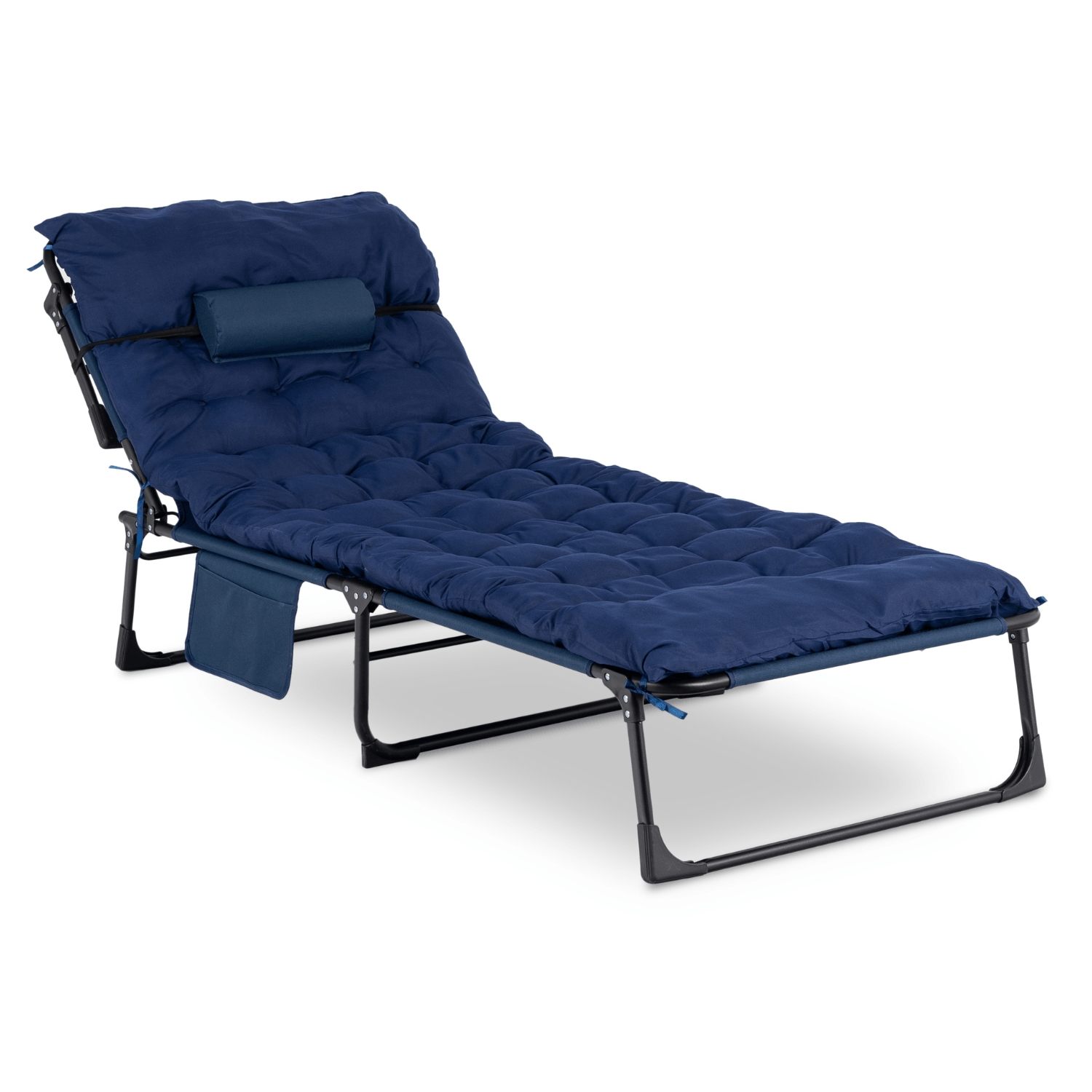 Leżak Ogrodowy VENUS 190x73 cm Granatowy ME.VENUS/GR/T/LOZ