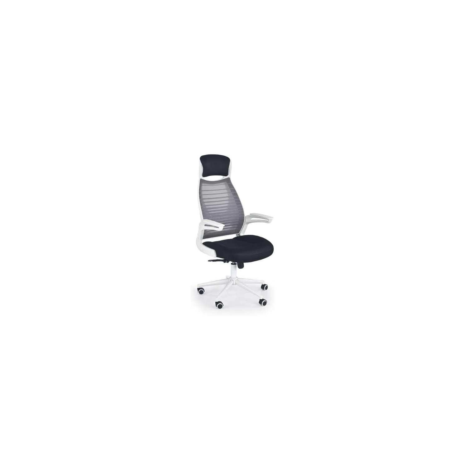 Fotel Biurowy Ergonomiczny Obrotowy FRANKLIN Czarny/Biały