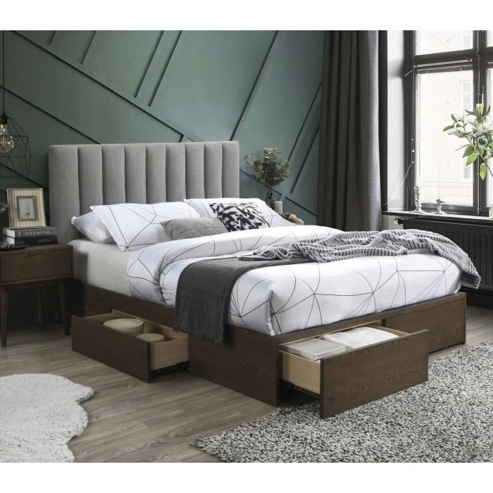 Łóżko Drewniane 160x200 GORASHI