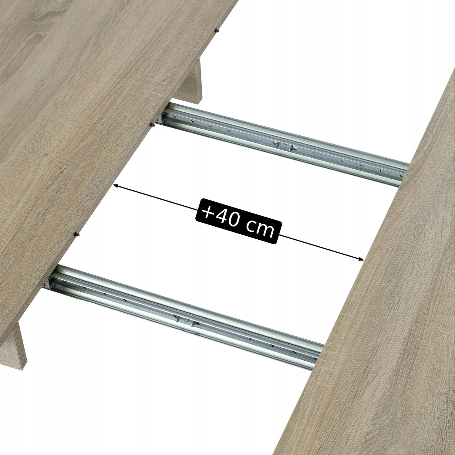 Stół Okrągły Rozkładany HARRY 102-142 cm Dąb Sonoma Nowoczesny