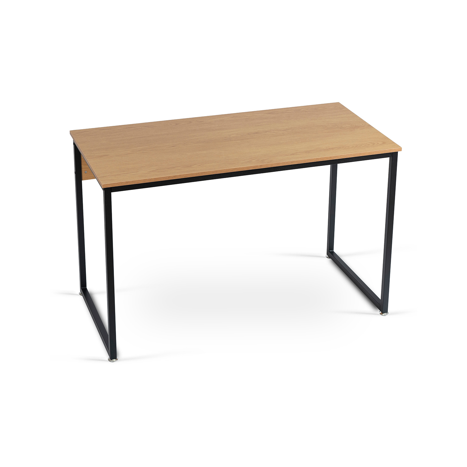 Biurko Loft do Gabinetu ROSS 120x60 cm Dąb Złoty/Czarny Nowoczesne ME.ROSS/D/CZ/B