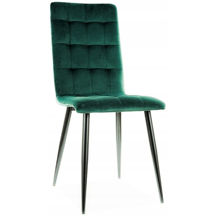 Krzesło Tapicerowane do Jadalni OTTO Zielony