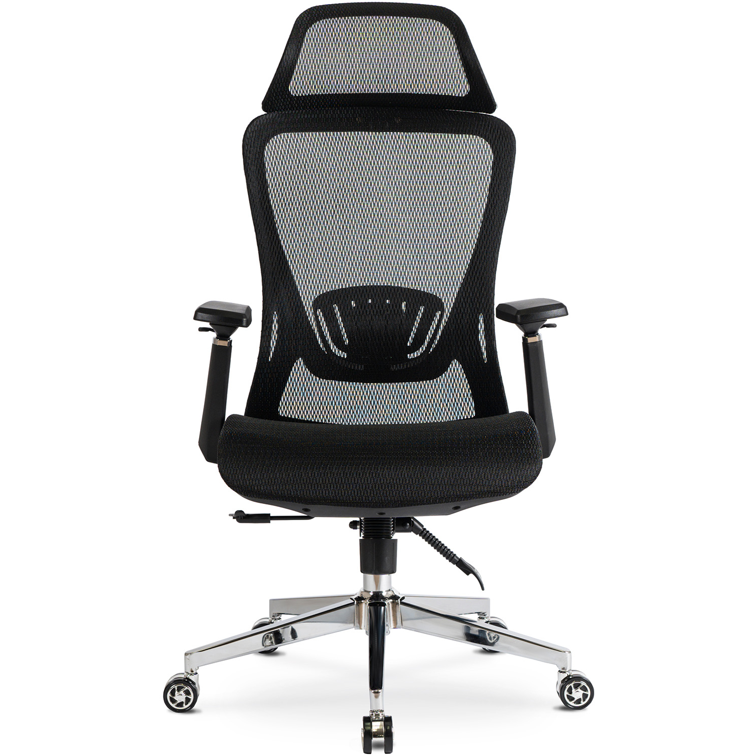 Fotel Biurowy Ergonomiczny Obrotowy LITOS Czarny Nowoczesny ME.LITOS/CZ/T/FO