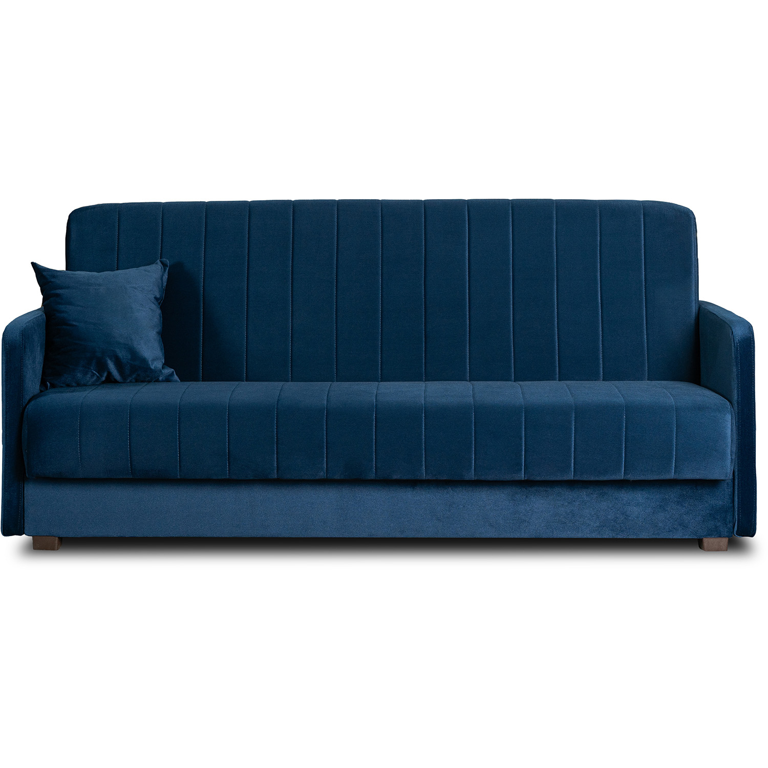 Sofa z Funkcją Spania PORTO Wersalka Rozkładana Dwuosobowa Granatowa Nowoczesna do Salonu PPHUE.PIEER/KRONOS9/WER