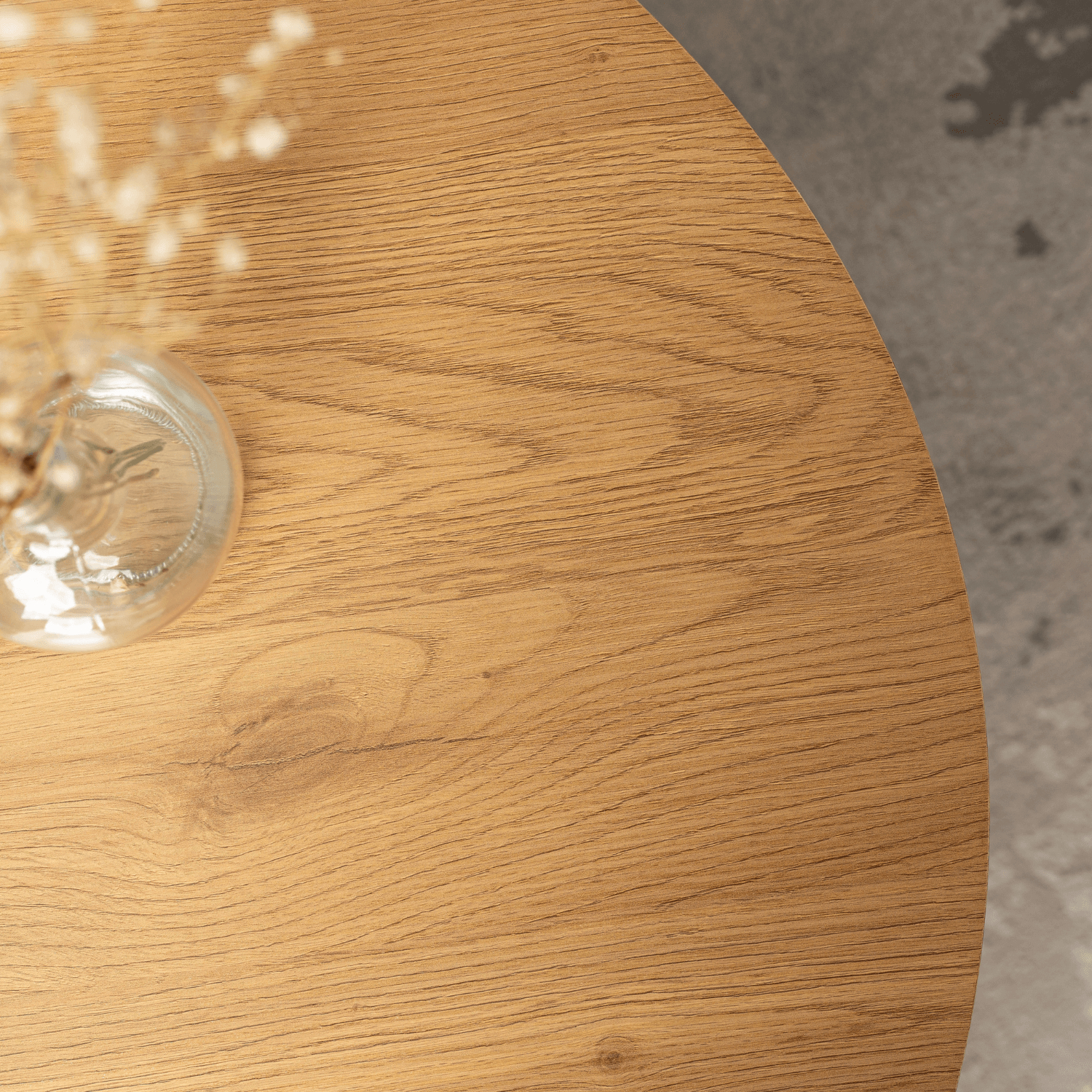 Stolik Kawowy CLOVER MAX 80 cm Dąb Nowoczesny Loft ME.MAXCLOVER/D/D/L