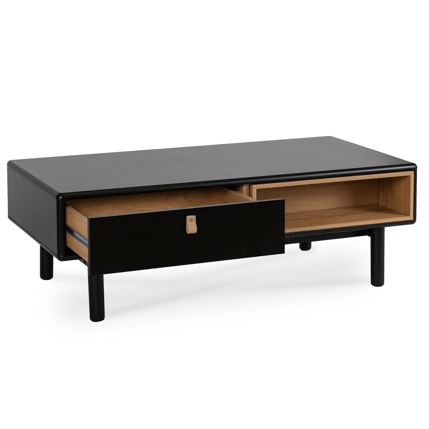 Ława do Salonu ARES 120 cm Czarna Loft ME.ARES/CZ/L