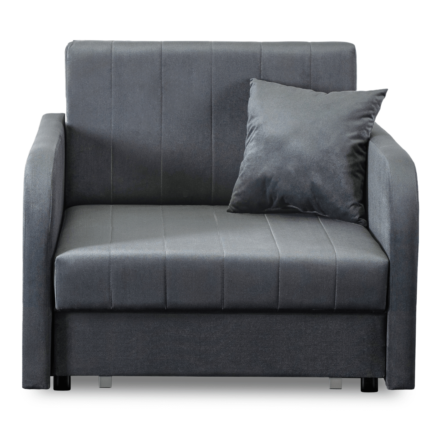 Fotel do Spania VERO Rozkładany Jednoosobowy Amerykanka Szary Nowoczesny PPHUE.BASIA1/PAROS6/FW