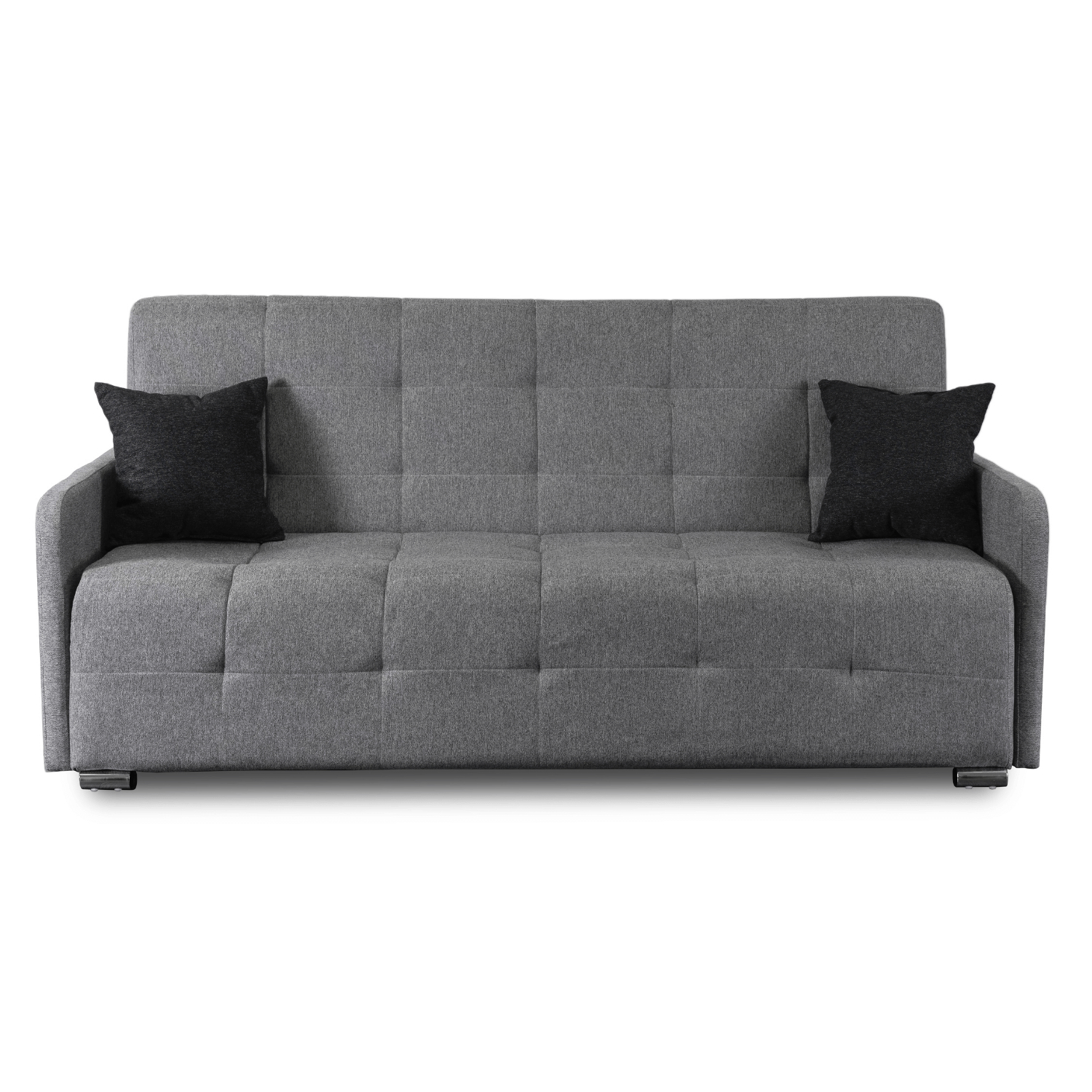 Sofa z Funkcją Spania ARIA Wersalka Rozkładana Dwuosobowa Szara Nowoczesna do Salonu PPHUE.RIVA/POLARIS19/WER