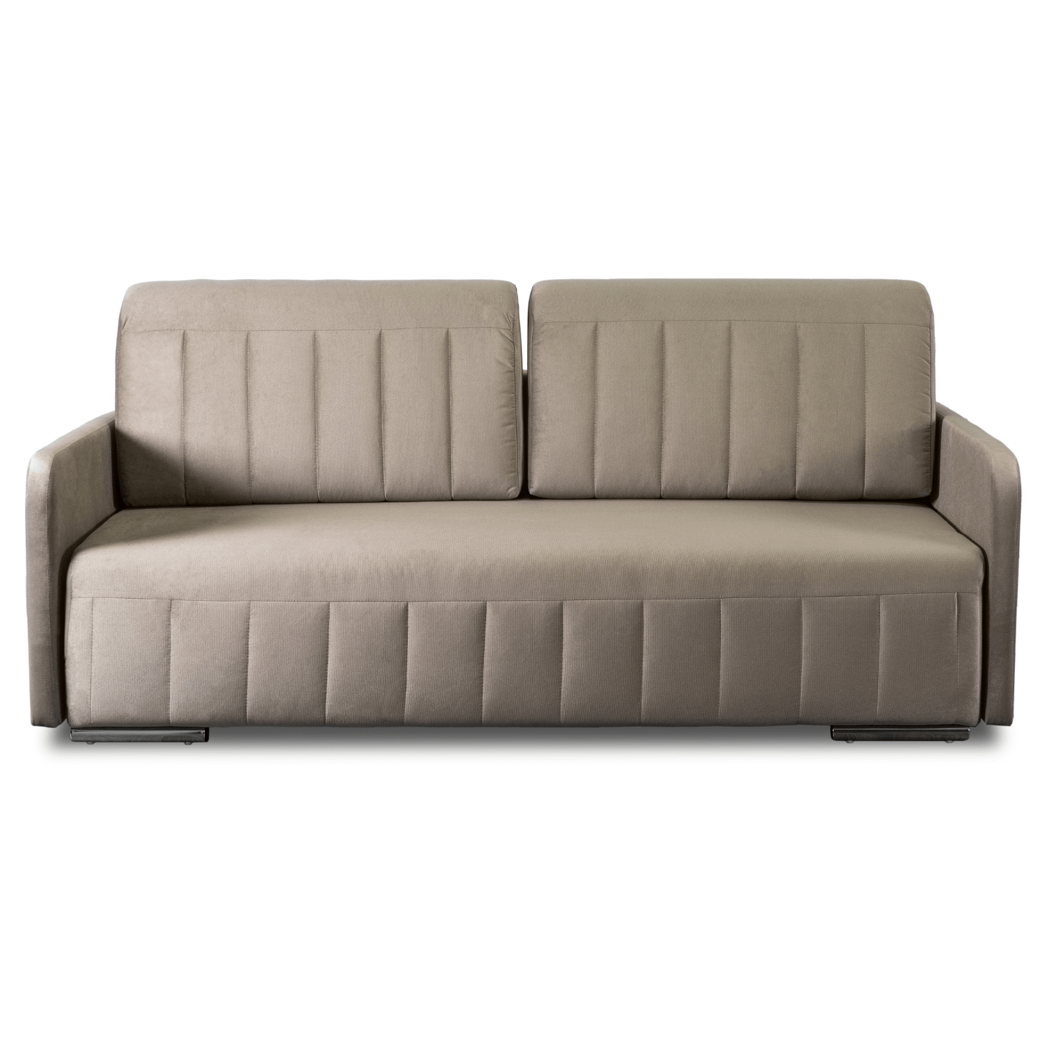 Sofa Rozkładana z Funkcją Spania LUMO Dwuosobowa Beżowa Nowoczesna do Salonu PPHUE.PASY/PAROS3/SOF