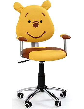 Fotel dla Dziecka Obrotowy KUBUŚ Żółty